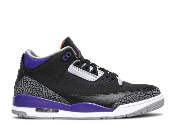 Jordan 3 Retro Black Court Purple – CT8532-050
