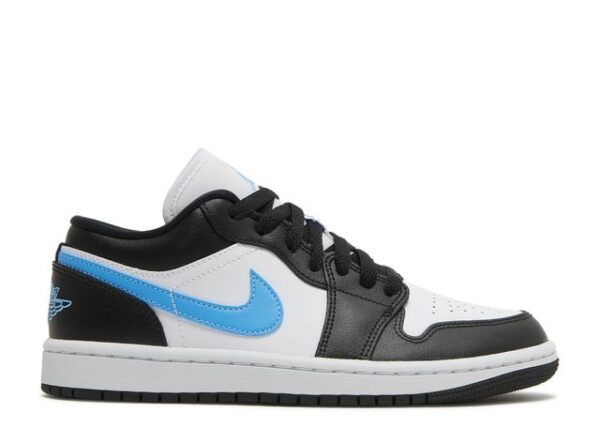 Jordan 1 Low Black University Blue White (W) – DC0774-041