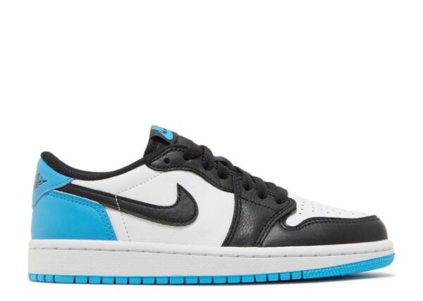 Jordan 1 Retro Low OG Black Dark Powder Blue (W) – CZ0775-104