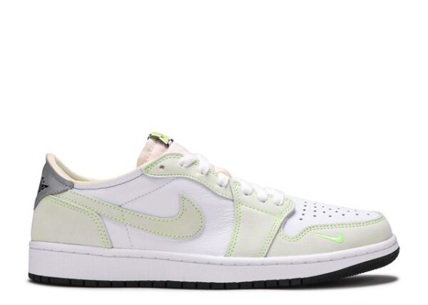 Jordan 1 Retro Low White Ghost Green Black – DM7837-103