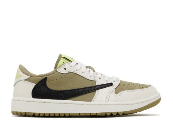 Jordan 1 Retro Low Golf Travis Scott Neutral Olive – FZ3124-200
