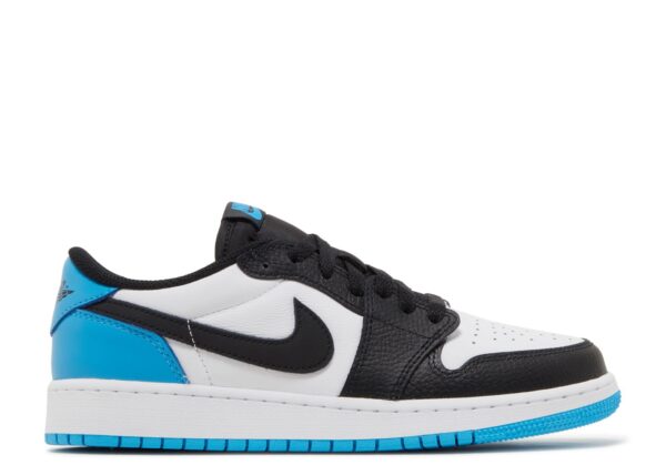 Jordan 1 Retro Low OG Black Dark Powder Blue (GS) – CZ0858-104