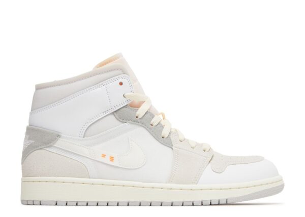 Jordan 1 Mid SE Craft Inside Out White Grey – DM9652-100