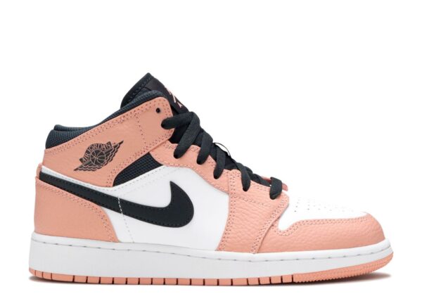 Jordan 1 Mid Pink Quartz (GS) – 555112-603