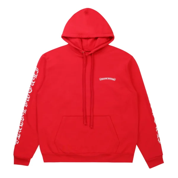 Chrome Hearts Scroll Red Hoodie Red
