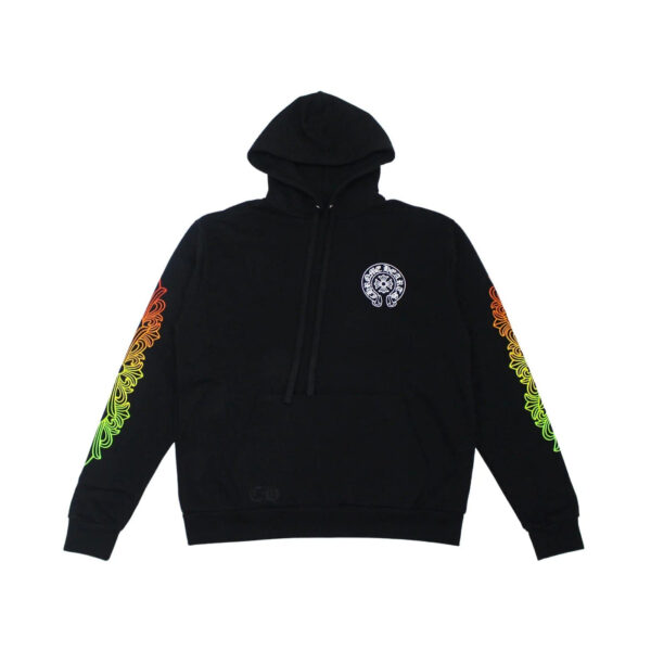 Chrome Hearts Floral Sleeve Gradient Made In Hollywood Hoodie
