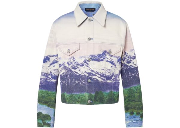 Louis Vuitton Landscape Denim Jacket Multicolor