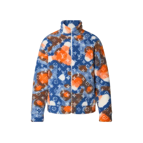 Louis Vuitton Jacquard Camo Fleece Blouson