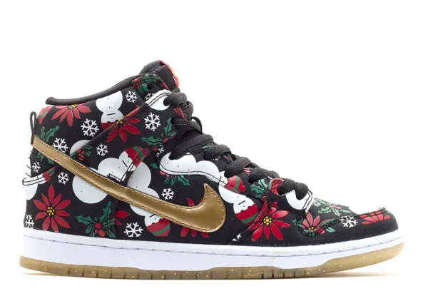 Nike SB Dunk High Concepts Ugly Christmas Sweater Black (Special Box) – 635525-006