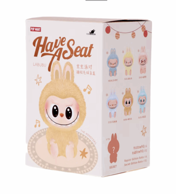 Pop Mart Labubu The Monsters Have a Seat Vinyl Plush Box