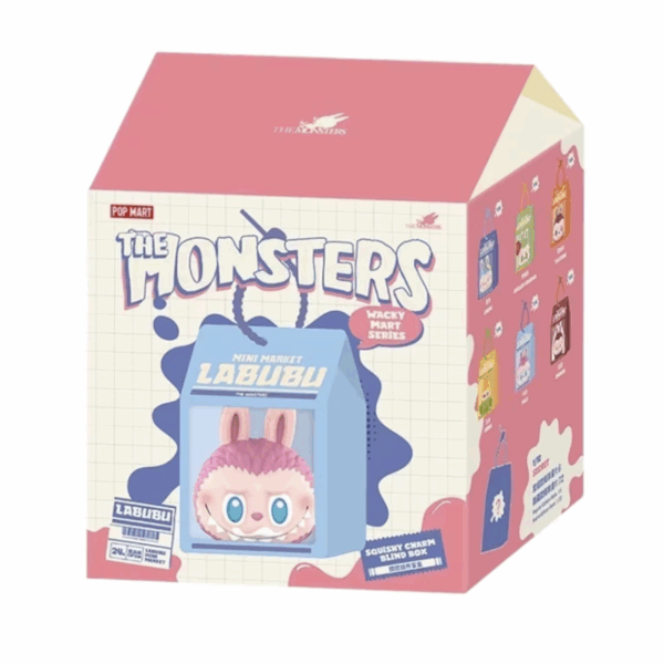 Pop Mart Labubu The Monsters Wacky Mart Squishy Charm Blind Box