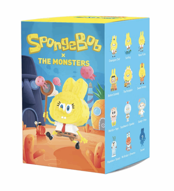 Pop Mart Labubu The Monsters Spongebob Blind Box