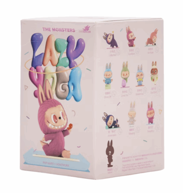 Pop Mart Labubu The Monsters Lazy Yoga Series Figures Box