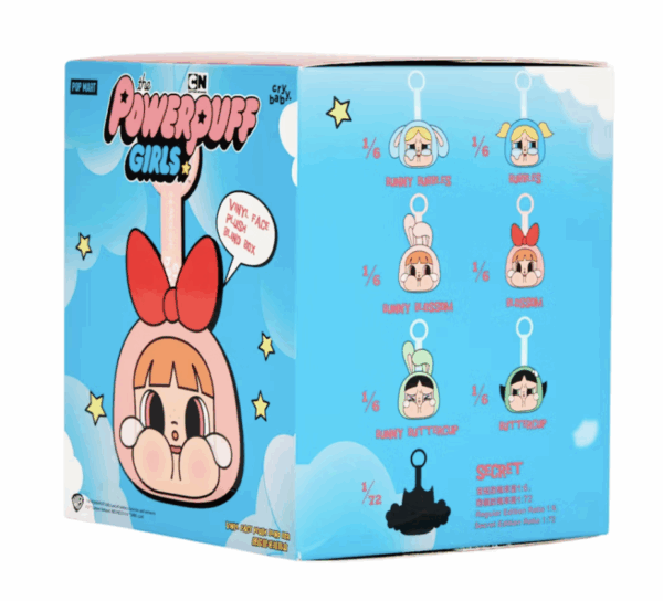 Pop Mart CryBaby x Powerpuff Girls Series Vinyl Face Plush Blind Box