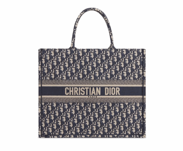 Dior Book Tote Oblique Navy Blue