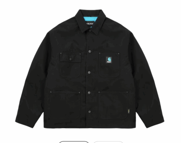 Palace Carhartt WIP Chore Coat Black