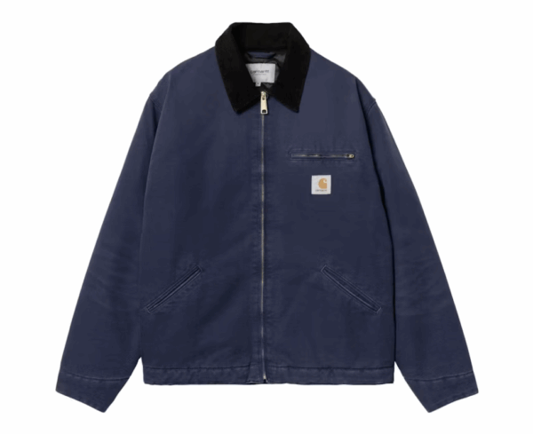 Carhartt WIP OG Detroit Aged Canvas Jacket Blue
