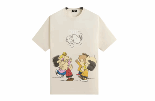 Kith x Peanuts Celebration Vintage Tee Sandrift