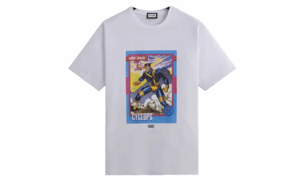 Kith x Marvel XMen Cyclops Card Vintage Tee White