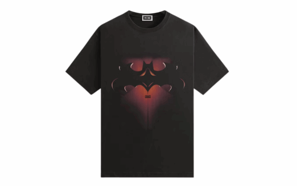 Kith x Batman And Robin Logo Vintage Tee Black