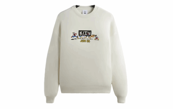 Kith x Disney Mickey & Friends Family Crewneck Sandrift
