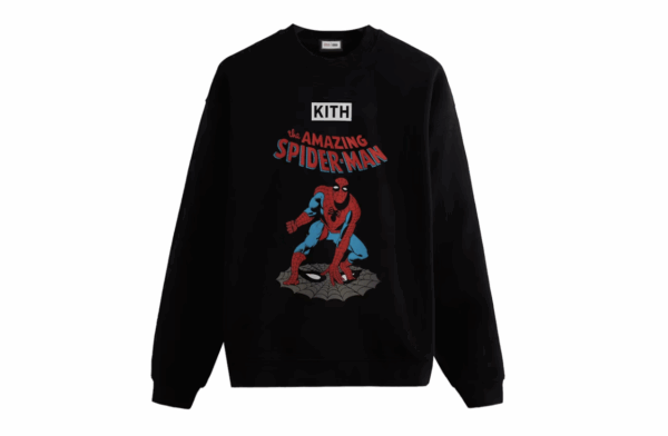 Kith Marvel SpiderMan Allies Vintage Crewneck