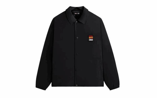 Kith x Marvel Comics Coaches Jacket Black