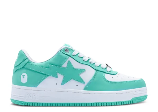 A Bathing Ape Bape Sta White Green – 1I70-291-006