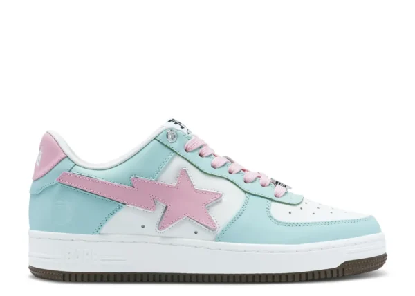 A Bathing Ape Bape Sta Low Green Blue Pink – 001FWJ301011-GRN