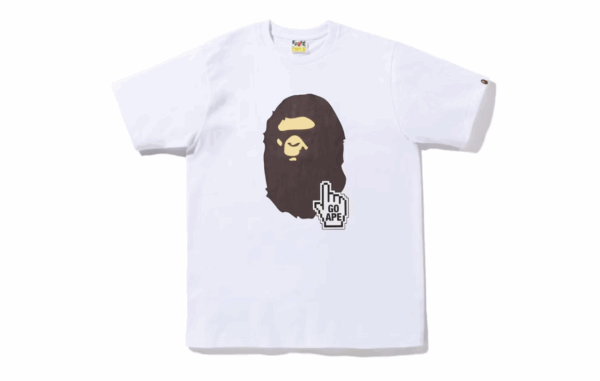 BAPE Go Ape Online Exclusive Tee White