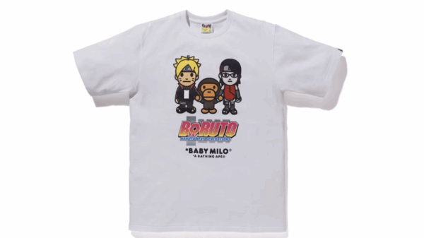 BAPE x Boruto Milo #2 Tee White