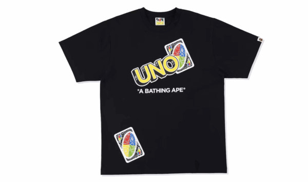 BAPE x UNO Tee Black
