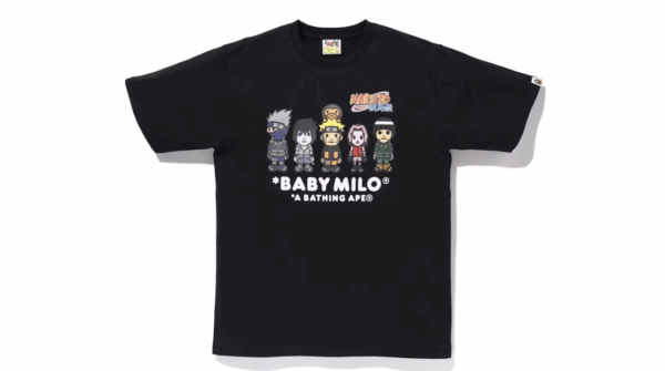 BAPE x Naruto Milo #3 Tee Black