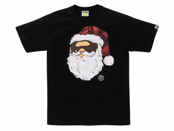 BAPE Christmas Ape Head T-Shirt Black