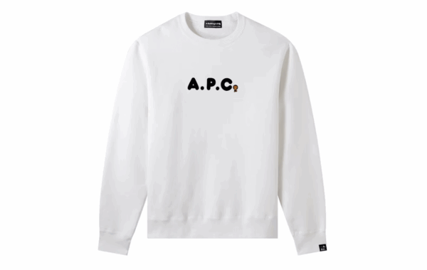 BAPE x A.P.C. Women’s Milo on APC Wide Crewneck