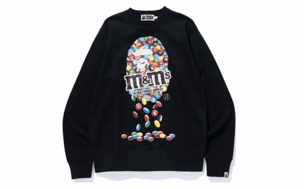 BAPE x M&M’s Mens Crewneck Black