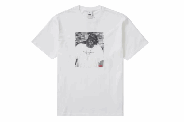 Supreme Jordan Biggie S/S Top White