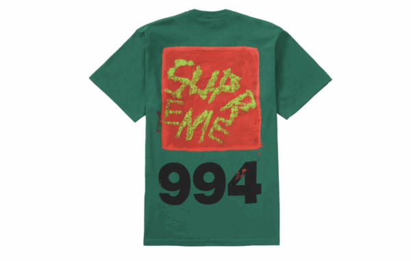 Supreme Paint Tee Green