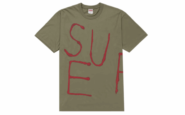 Supreme Painted Tee (SS25) Olive