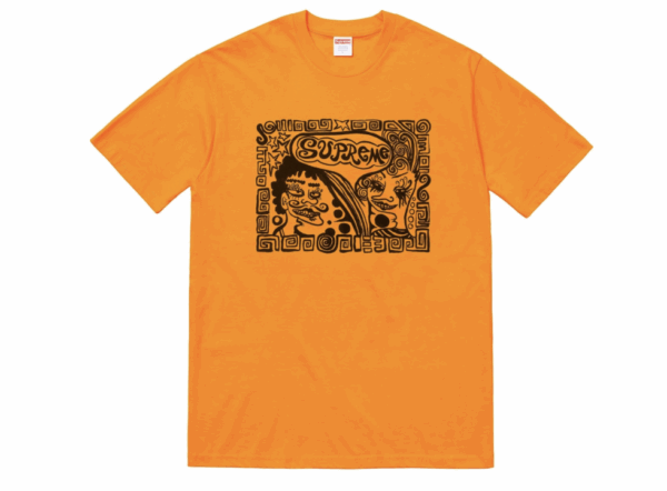 Supreme Faces Tee Orange