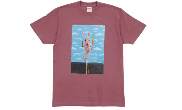 Supreme Mike Hill Runner Tee Dark Rose
