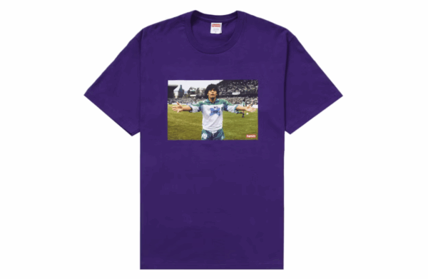 Supreme Maradona Tee Purple