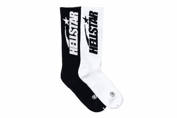 Hellstar Classic Socks (2 Pack) White/Black