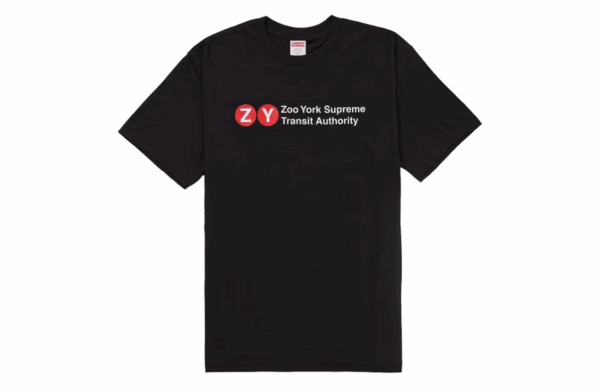 Supreme Zoo York Transit Tee Black
