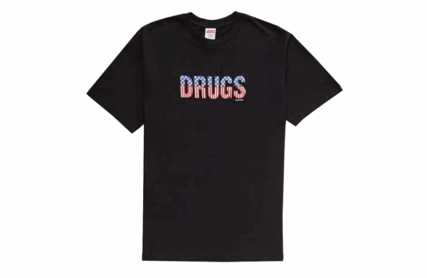 Supreme Drugs Tee Black