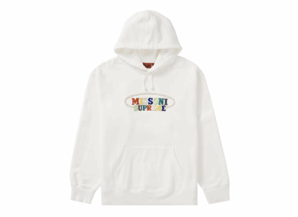 Supreme Missoni Hooded Sweatshirt White
