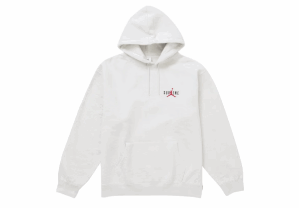 Supreme Jordan Hooded Sweatshirt (FW24) Ash Grey