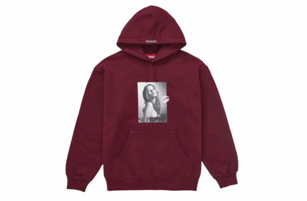 Supreme Kate Moss Hooded Sweatshirt Cardinal
