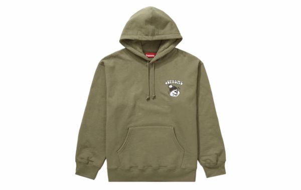 Supreme Snowman Hooded Sweatshirt Light Olive