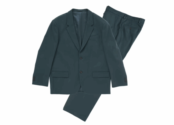 Supreme Brushed Wool Suit Teal